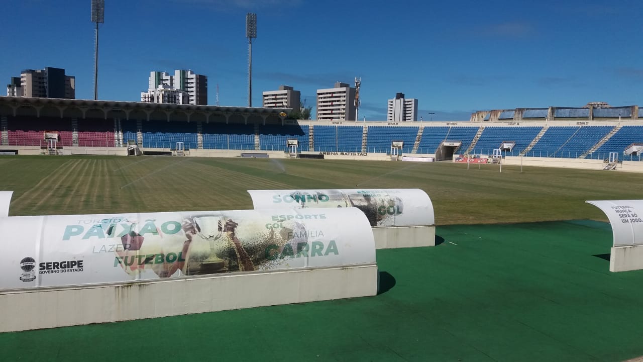 51 anos do Batistão: Estádio se prepara para jogos da segunda fase do Sergipão 2020