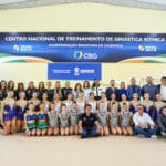 Governador Fábio e ministro dos Esportes inauguram reforma do Centro Nacional de Treinamento de Ginástica Rítmica