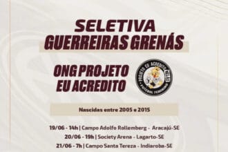 Sergipe recebe seletiva da Ferroviária-SP, referência no futebol feminino brasileiro