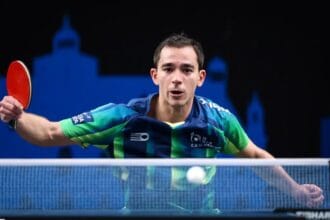 Tênista Hugo Calderano conquista o bi em torneio na Eslovênia