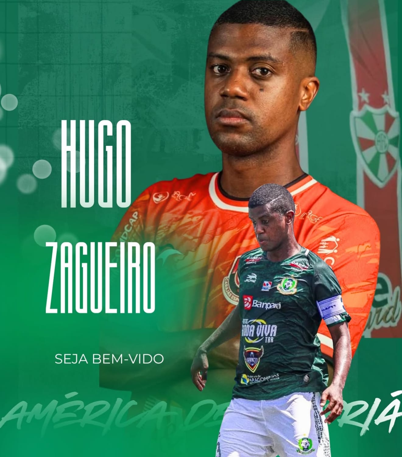 América anuncia contratação do zagueiro Hugo, ex-Itabaiana