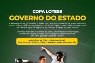 FSF promove lançamento da Copa Lotese Governo do Estado nesta quarta-feira