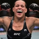 Sergipana Eduarda ‘Ronda’ Moura brilha no UFC Nashville e aposenta lenda americana