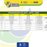 Programação do Time BrasilU nesta sexta-feira(18) nos Jogos Mundiais Universitários
