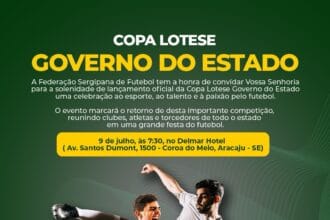 FSF promove lançamento da Copa Lotese Governo do Estado na quarta-feira