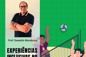 Professor Oswaldo Mendonça lança livro sobre experiências inclusivas no vôlei sentado em Sergipe