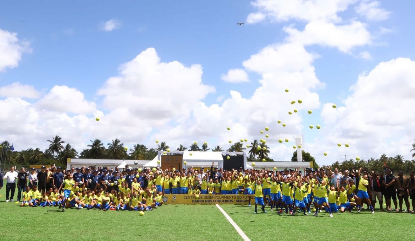 CBF, FIFA e FSF inauguram Centro de Desenvolvimento do Futebol de Sergipe com presença de ídolos e dirigentes