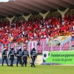 FSF parabeniza órgãos de segurança pelo trabalho na partida entre Sergipe x Santa Cruz