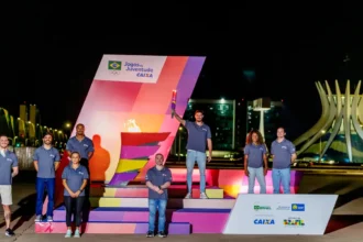 Jogos da Juventude são abertos oficialmente com acendimento da pira