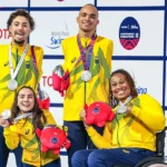 Brasil chega a 12 medalhas no Mundial de Natação Paralímpica