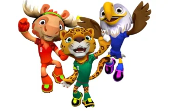 Fifa apresenta trio de mascotes para a Copa do Mundo de 2026