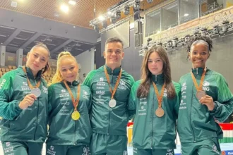 Ginastas brasileiros encerram competição na Hungria com cinco pódios