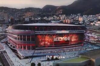 Flamengo projeta estádio no Gasômetro para 2036 e corta capacidade para 72 mil