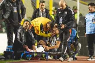Tomás Cuello, do Atlético-MG, precisará de cirurgia após fratura e ruptura de ligamentos