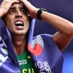 Caio Bonfim perde aliança no início da marcha e só percebe liderança ao cruzar a linha de chegada
