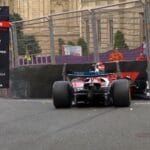 Chuva causa acidente de Leclerc no Q3 e paralisa classificação outra vez em Baku
