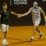 Gaúchos Demoliner e Orlando Luz vencem na estreia de duplas no Challenger de Lisboa