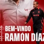 Ramón Díaz é oficializado como novo técnico do Internacional até 2026