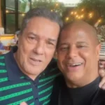Marcelinho Carioca e Vanderlei Luxemburgo selam paz em encontro na zona sul de São Paulo