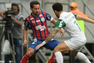 Ademir decide, e Bahia derrota Palmeiras na Fonte Nova pelo Brasileirão