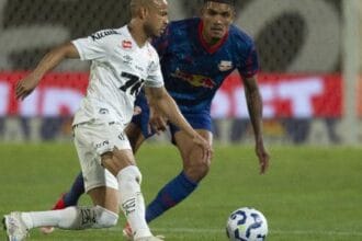 Bragantino e Santos empatam em 2 a 2 e veem atacantes voltar a marcar