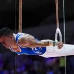 Caio Souza fica no top 10 do individual geral do Mundial de Ginástica