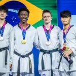 Henrique Marques conquista 2º ouro brasileiro no Mundial de Taekwondo