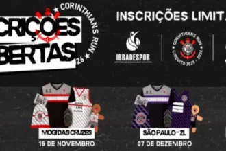 Corinthians Run inicia circuito de corridas de rua em Santa Bárbara d’Oeste