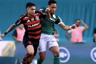 Empate do Flamengo e vitória do Palmeiras reduzem diferença nas chances de título