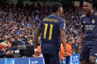 Vini Jr. e Rodrygo passam a disputar a mesma vaga no Real Madrid