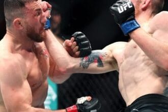 Dvalishvili domina Sandhagen e mantém cinturão peso-galo no UFC 320