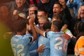 Manchester City supera Brentford com gol de Haaland e sobe para a quinta posição na Premier League