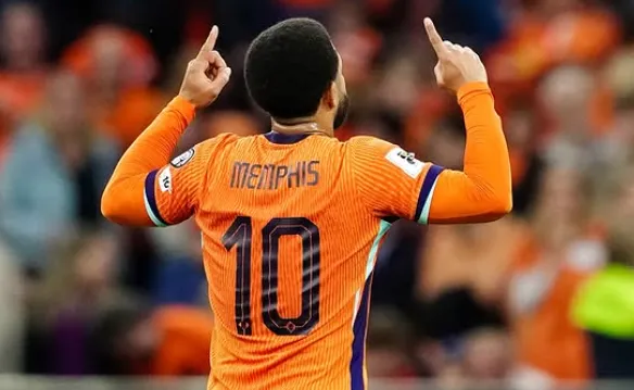 Memphis Depay faz gol, dá duas assistências e Holanda atropela Finlândia por 4 a 0