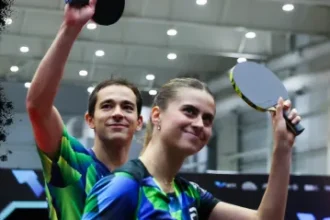 Calderano e Bruna Takahashi vencem argentinos na estreia do Pan de Rock Hill