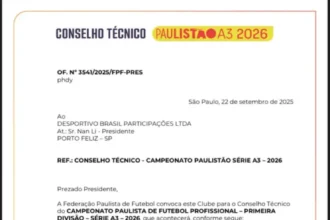 Desportivo Brasil garante presença no Paulistão Série A3 de 2026