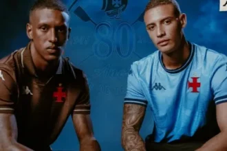 Vasco apresenta camisa marrom que celebra 80 anos do título de “Terra e Mar”
