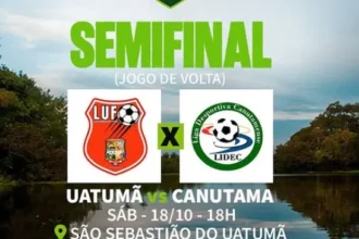 Fonte Boa garante vaga na final da Copa da Floresta; Uatumã e Canutama disputam último lugar