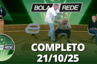 RedeTV publica edição completa do “Bola na Rede” de 21 de outubro de 2025
