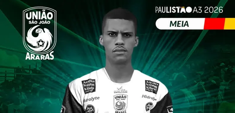 União São João confirma zagueiro Fernando Brito e meia Matheus Maurício para o Paulistão A3 de 2026