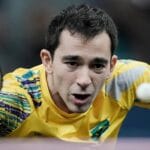 Calderano e Bruna Takahashi são eliminados na semifinal de duplas mistas do China Smash