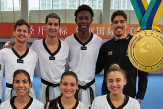 Brasil é tricampeão na Copa do Mundo por equipes de taekwondo na China