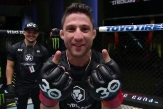 Luta principal entre Steve Garcia e David Onama abre o card do UFC Vegas 110 às 20h