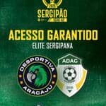 Desportiva Aracaju é campeã da Série A2 2025 e, junto com o Atlético Gloriense, garante vaga na elite sergipana