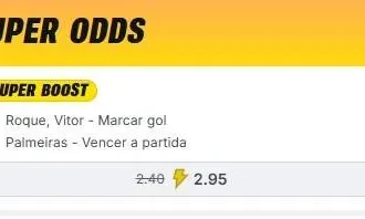 Superbet oferece odd de 2,95 para gol de Vitor Roque com vitória do Palmeiras sobre o Santos