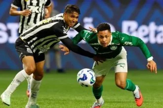 Derrota para o Palmeiras eleva risco de rebaixamento do Santos para 50%, diz UFMG