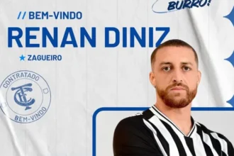 Taubaté fecha com zagueiro Renan Diniz para a Série A2 paulista de 2026
