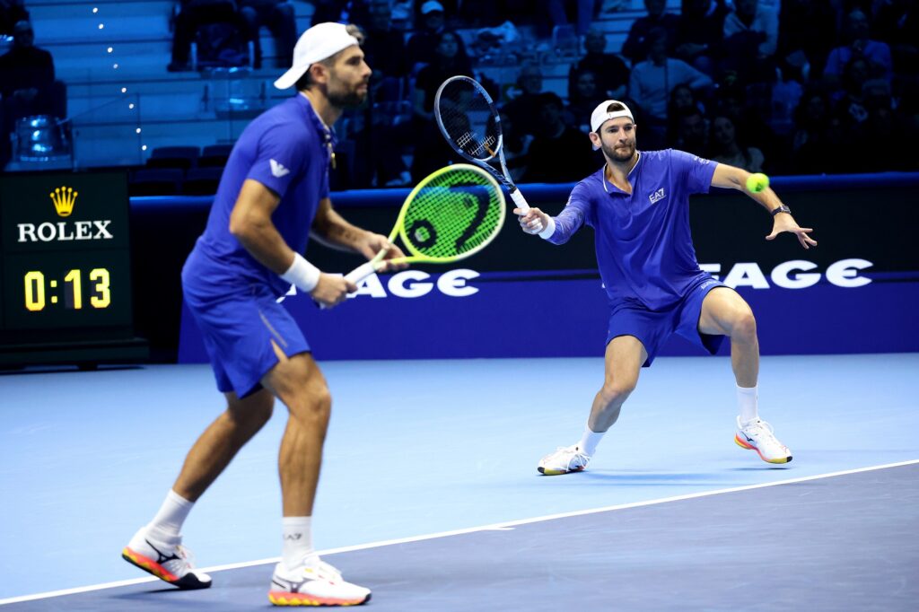 Bolelli e Vavassori confirmam vaga na semifinal do ATP Finals em Turim