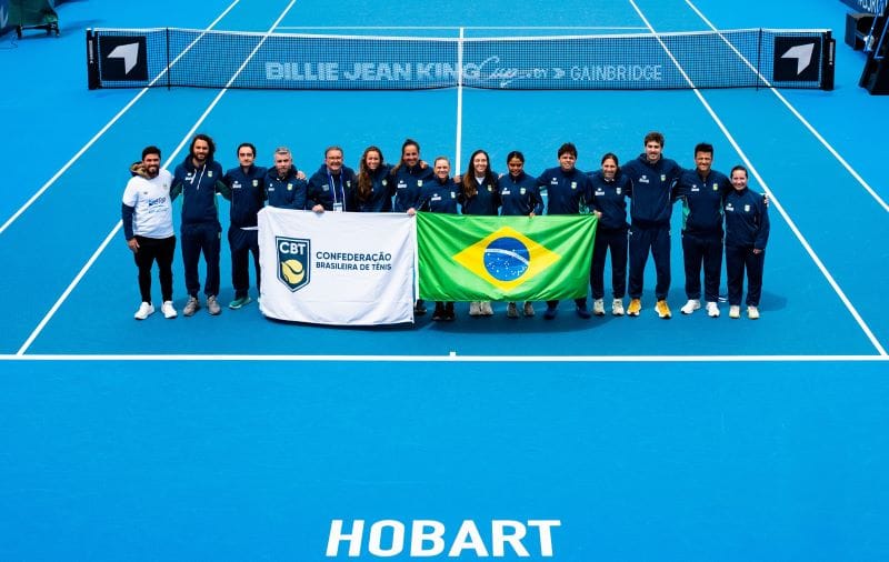 Brasil encerra treinos em Hobart antes dos Play-offs da Billie Jean King Cup