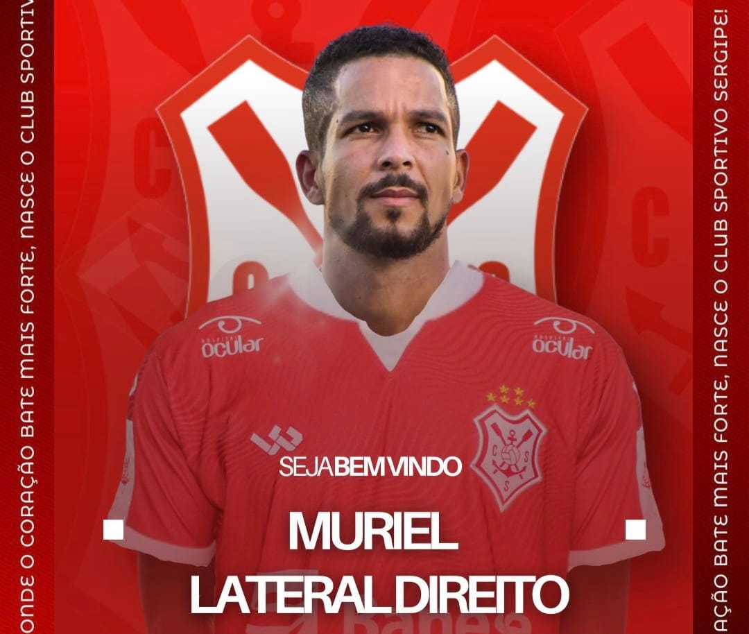 Sergipe anuncia o lateral-direito Muriel, de 37 anos, para a temporada 2026