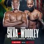 Anderson Silva troca adversário e enfrentará Tyron Woodley em evento de boxe da Netflix